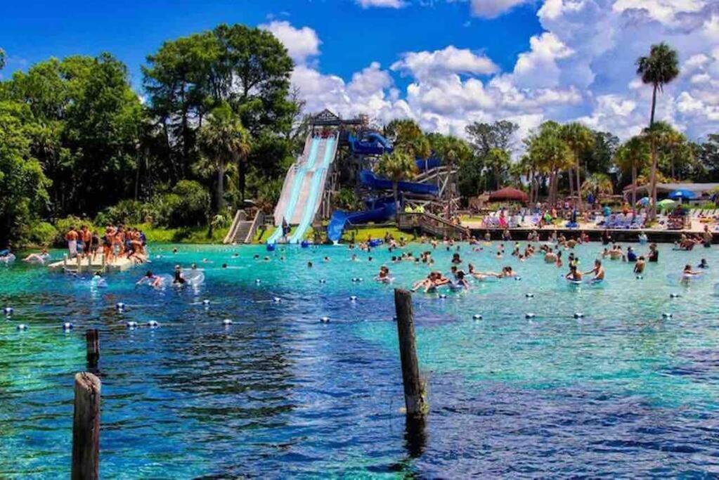 Manatee Oasis Weeki Wachee Family Fun Pool Home سبرينغ هيل المظهر الخارجي الصورة